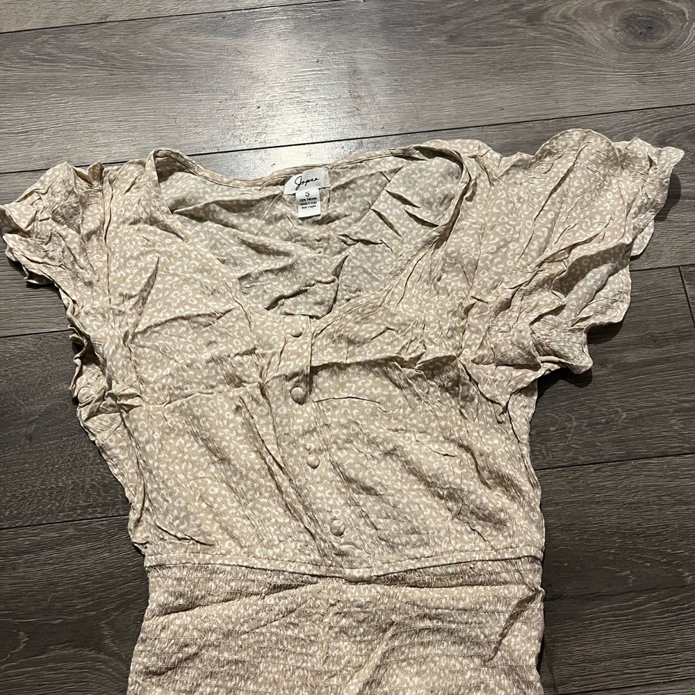 Gaze Cream Floral Women's Top